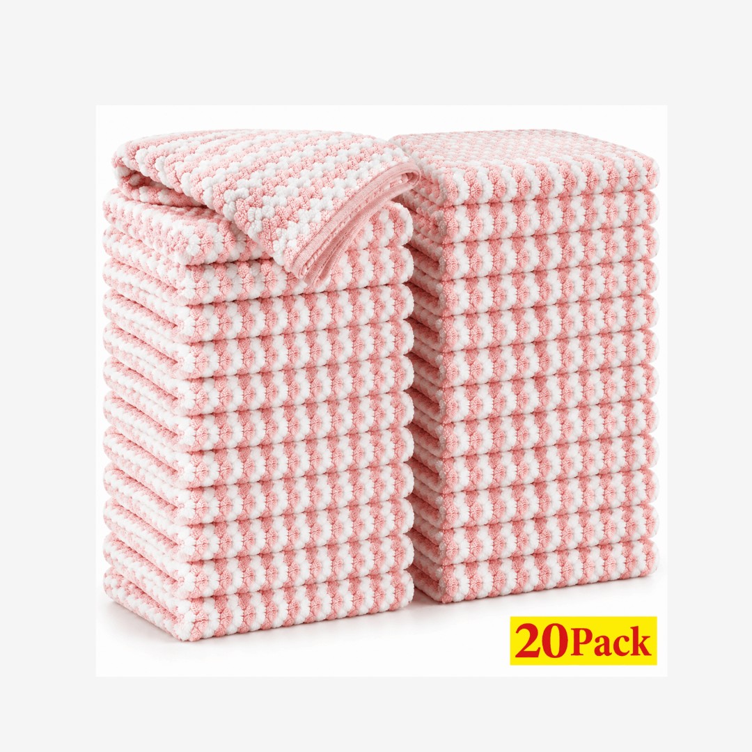 NUVAROX Plush Dish Cloth Set – 20 Pack - Image 12