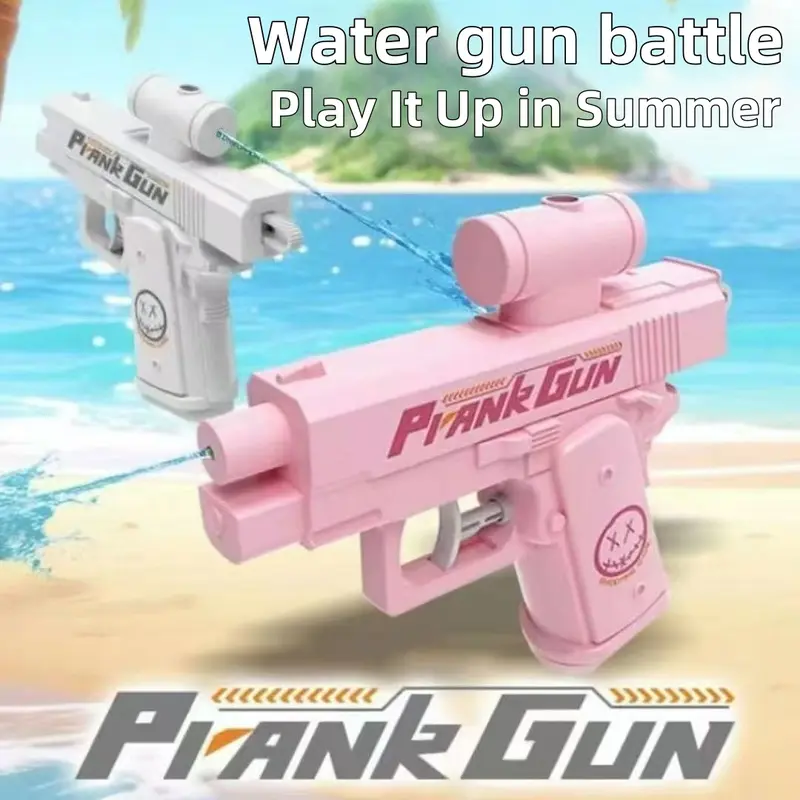 Large Capacity Automatic Water Gun, 8M Long Range Outdoor Water Blaster Toy - Image 2