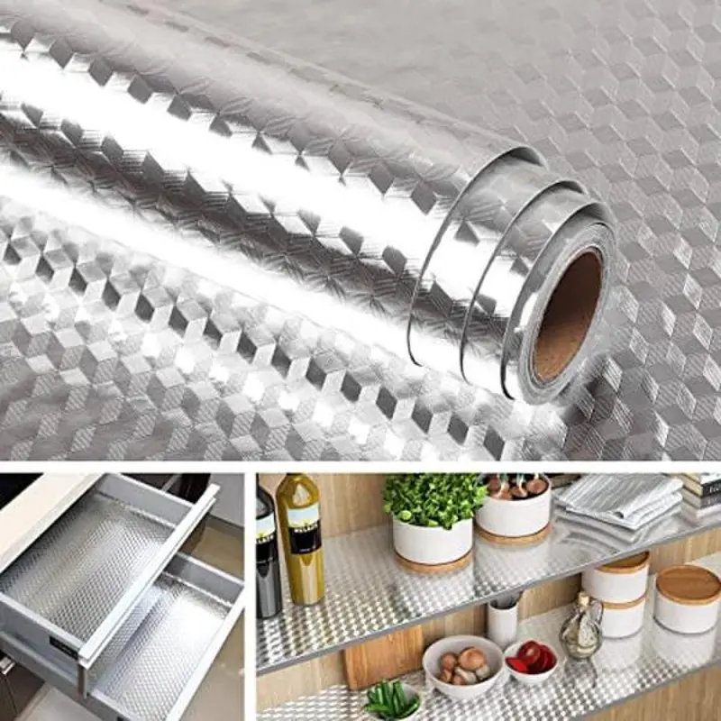 Oil Proof Waterproof Heat Resistant Kitchen Foil Contact Paper - Image 4