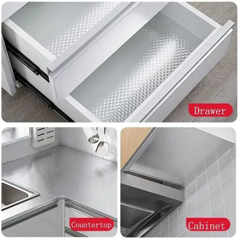 Oil Proof Waterproof Heat Resistant Kitchen Foil Contact Paper - Image 8